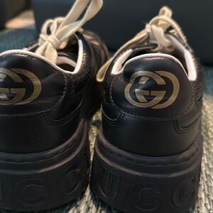 Gucci Black and Gold Men's Sneakers